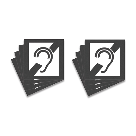 Audio Accessible Symbol Only - 8 Pack