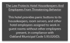 CA Housekeeper Protection Notice - Self Adhesive - 8 Pk