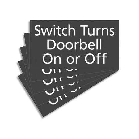 Doorbell Sign - 5 Pack