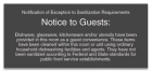Exception to Sanitization - Florida Code