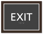 "Exit" Egress Sign - CA Compliant