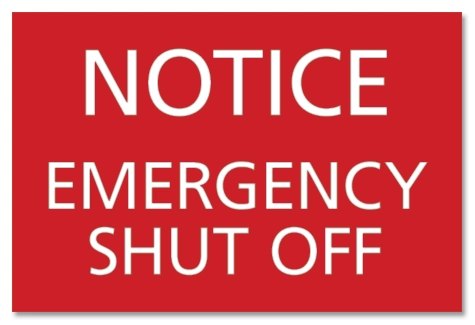 Fire Pit Notice Sign