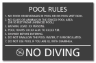 Florida Pool Rules Sign