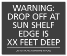Florida Sun Shelf Warning Sign