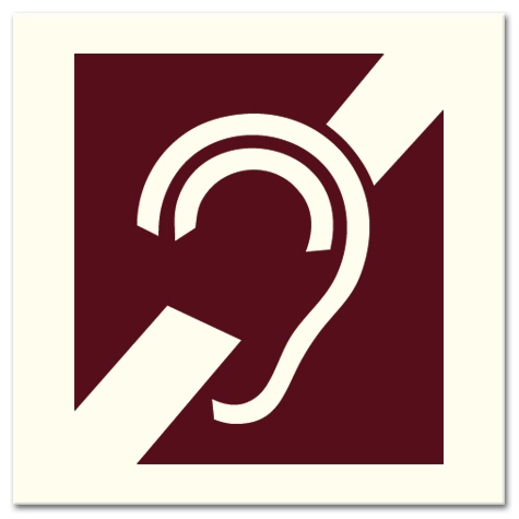 Hearing Impaired Symbol Only