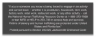 Jacksonville, Florida Human Trafficking Notice - Acrylic