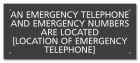 Kentucky Emergency Phone Location Sign