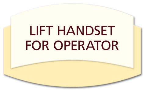 Lift Handset For Operator