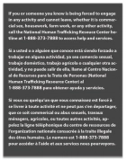 Louisiana Human Trafficking Notice - Acrylic Material