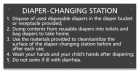 MAHC Diaper-Changing Station Signage