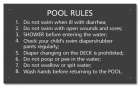 MAHC Pool Hygiene Rules Sign