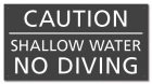 Maricopa County, Arizona No Diving Sign