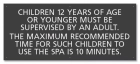 Nevada Children Under 12 Spa Rules Sign