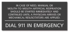 Nevada Dial 911 In Emergency Sign