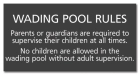 New Jersey Wading Pool Rules Sign
