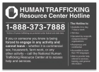 New York Human Trafficking Notice Sign