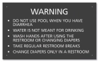 Ohio Spray Pad Rules Sign