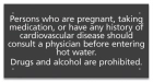 Oklahoma Spa Warning Sign