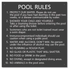 Oregon Pool Rules Sign