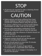 Oregon Spa Rules Sign