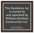 Owner/Operator Plaque - Combined Owner/Operator Names