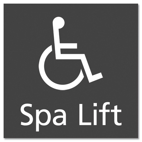Spa Lift w/ISA Symbol - Large