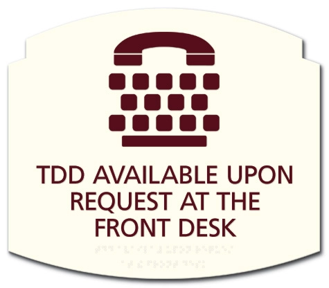 TDD (Telecommunication Device for the Deaf) Telephone