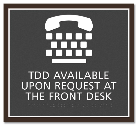 Telephone/TDD w/Symbol