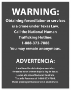 Texas Bilingual Human Trafficking Notice - Celtec