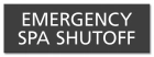Texas Emergency Spa Shutoff Sign