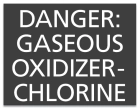 Virginia Danger Gaseous Chlorine Sign