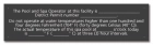 Washington DC Spa Operator and Temperature Sign