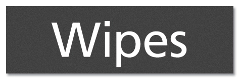 Wipes - Recycling Signs