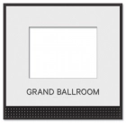 1-Line Room Sign w/Electronic Display Window (Meeting Room)