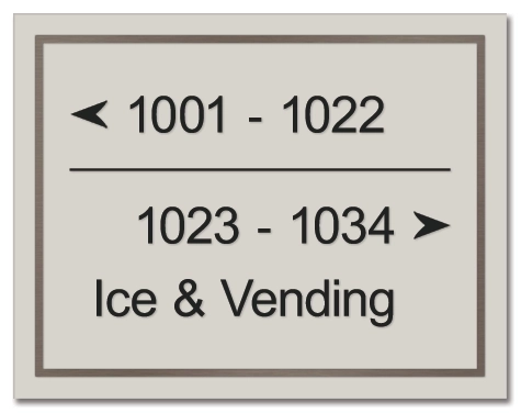 3-Line Directional Sign