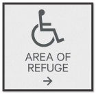 Accessible Direction Sign w/ ISA