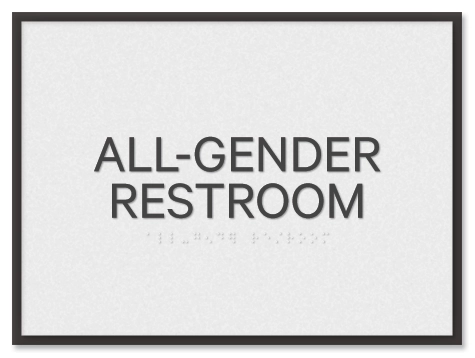 All-Gender Restroom Sign