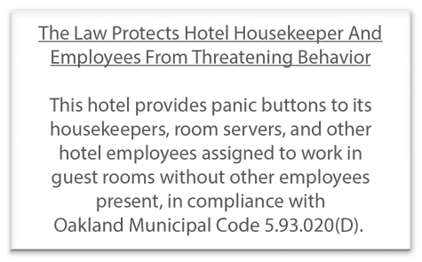 CA Housekeeper Protection Notice - Celtec - 3 Pk