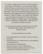California Code -  Human Trafficking Notice - Spanish Version 