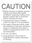 California Spa Rules Sign