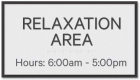 Common Room Sign w/Hours