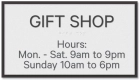 Common Room Sign w/Hours