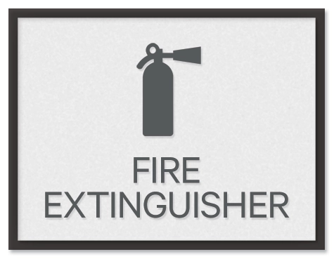 Fire Extinguisher Sign