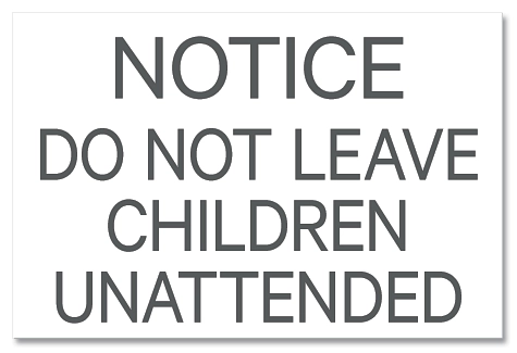 Fire Pit Notice Sign