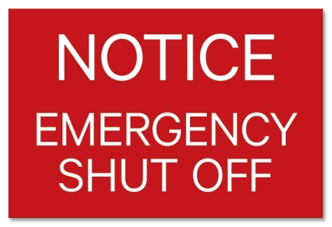 Fire Pit Notice Sign