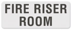 Fire Riser Room Label