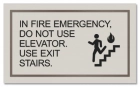 In Fire Emergency, Elevators Are Out of Service...