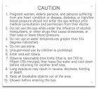Kentucky Spa Rules Caution Sign