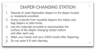 MAHC Diaper-Changing Station Signage