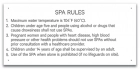 MAHC Spa Rules Sign